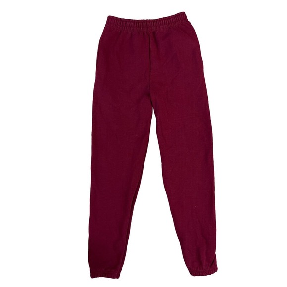 VTG MunsingWear Women Burgundy Sweatpants Size‎ Medium - Picture 2 of 4